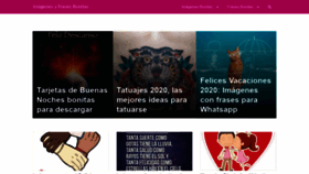What Imagenesfrasesbonitas.com website looked like in 2020 (4 years ago)