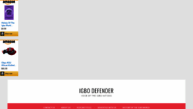 What Igbodefender.com website looked like in 2020 (4 years ago)