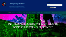 What Intriguing-history.com website looked like in 2020 (4 years ago)