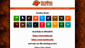 What Israbox-music.com website looked like in 2020 (4 years ago)