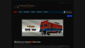 What Indianrailsim.com website looked like in 2020 (4 years ago)
