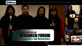 What Irfconference.org website looked like in 2020 (4 years ago)