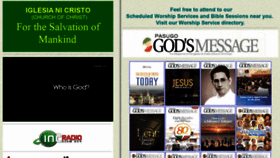 What Iglesianicristo.ws website looked like in 2020 (4 years ago)