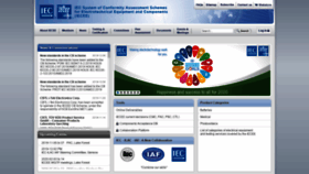 What Iecee.com website looked like in 2020 (4 years ago)