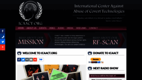 What Icaact.org website looked like in 2020 (4 years ago)