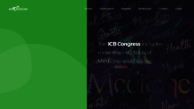 What Icbcongress.com website looked like in 2020 (4 years ago)