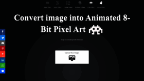 What Img8bit.com website looked like in 2020 (4 years ago)