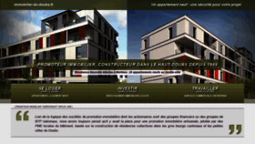 What Immobilier-du-doubs.fr website looked like in 2020 (4 years ago)