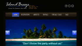 What Islandbreezerentals.com website looked like in 2020 (4 years ago)