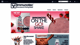 What Immunotec.com website looked like in 2020 (4 years ago)