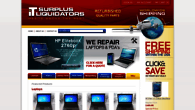 What Itsurplusliquidators.com website looked like in 2020 (4 years ago)