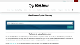 What Islandhorses.com website looked like in 2020 (4 years ago)