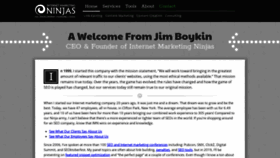 What Internetmarketingninjas.com website looked like in 2020 (4 years ago)