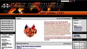 What Iaff1721.org website looked like in 2020 (4 years ago)