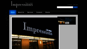 What Impressionshairstudio.com website looked like in 2020 (4 years ago)