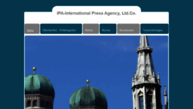 What Ipa-pressagency.com website looked like in 2020 (6 years ago)