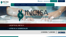 What Incisa.cr website looked like in 2020 (4 years ago)