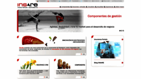 What Insare.com website looked like in 2020 (4 years ago)