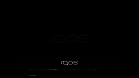 What Iqos.co.za website looked like in 2020 (4 years ago)