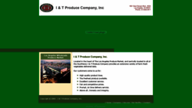 What Iandtproduce.com website looked like in 2020 (4 years ago)