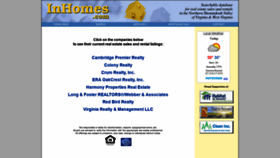 What Inhomes.com website looked like in 2020 (4 years ago)