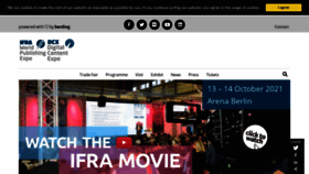 What Ifra-expo.com website looked like in 2020 (4 years ago)