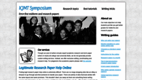 What Icjmtsymposium.org website looked like in 2020 (4 years ago)