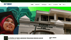 What Iai-tabah.ac.id website looked like in 2020 (4 years ago)