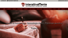 What Interattivamente.org website looked like in 2020 (4 years ago)