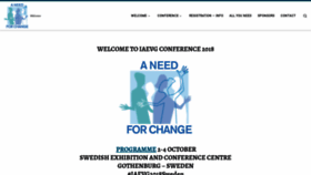 What Iaevgconference2018.se website looked like in 2020 (4 years ago)