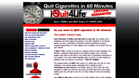 What Iquit4life.com website looked like in 2020 (4 years ago)