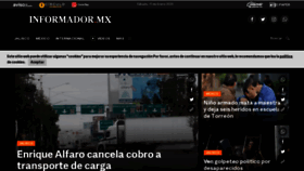 What Informador.mx website looked like in 2020 (4 years ago)