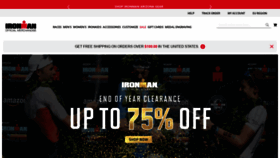 What Ironmanstore.com website looked like in 2020 (4 years ago)