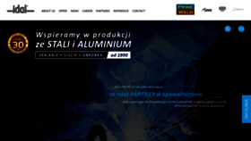 What Idal.pl website looked like in 2020 (4 years ago)