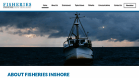 What Inshore.co.nz website looked like in 2020 (4 years ago)