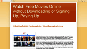 What Ifreemoviesonlinewithoutdownloading.blogspot.in website looked like in 2020 (4 years ago)