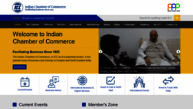 What Indianchamber.org website looked like in 2020 (4 years ago)