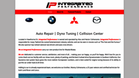What Integratedperformance.net website looked like in 2020 (4 years ago)