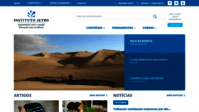 What Institutojetro.com.br website looked like in 2020 (4 years ago)