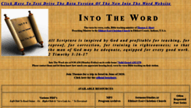 What Intotheword.net website looked like in 2020 (4 years ago)