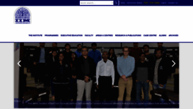 What Iimahd.ernet.in website looked like in 2020 (4 years ago)