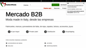 What Italianmoda.es website looked like in 2020 (4 years ago)