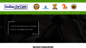 What Indiandecars.com website looked like in 2020 (4 years ago)