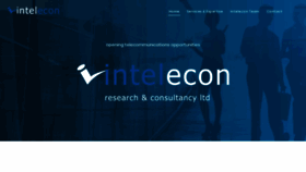 What Inteleconresearch.com website looked like in 2020 (4 years ago)