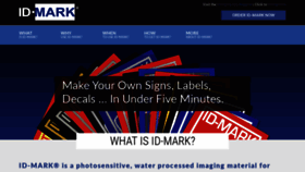 What Id-mark.com website looked like in 2020 (4 years ago)