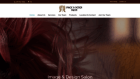 What Imageanddesignsalon.com website looked like in 2020 (4 years ago)