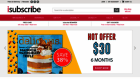 What Isubscribe.com.au website looked like in 2020 (4 years ago)