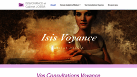 What Isisvoyance.com website looked like in 2020 (4 years ago)