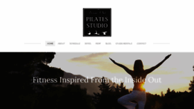 What Insideoutpilates.ca website looked like in 2020 (4 years ago)
