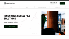 What Inlandscrewpiling.com website looked like in 2020 (4 years ago)